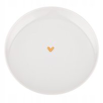 Talerz Śniadaniowy 20 cm Porcelana ze Złotym Sercem