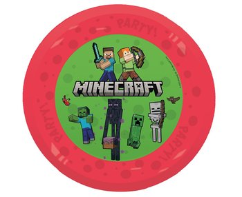 Talerz wielokrotnego użytku Minecraft Mojang, 21 cm, 1 szt. - Procos