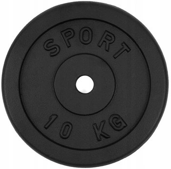 Talerz żeliwny 10kg obciążenie żeliwne krążek 28mm - SPORT FOR FUN