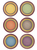 Talerze Obiadowy Płaskie 19 Cm Duże 6 Baita Mexico