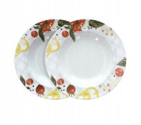 Talerze porcelanowe komplet 2 szt. Tognana do makarony Ø27 cm