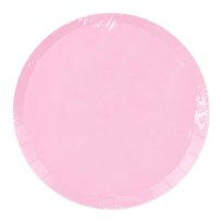 Talerzyki papierowe 18cm Pastelowe Różowe 10szt