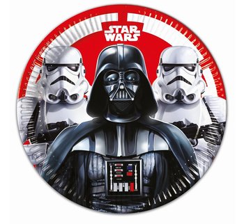 Talerzyki papierowe, Star Wars, 23 cm, 8 sztuk