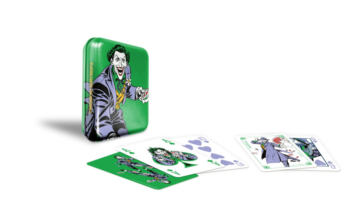 Talia kart Warner Superhero tin The Joker, Cartamundi