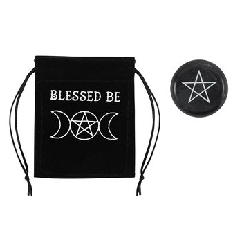 Talizman Blessed Be Lucky Wzór Pentacle - The Best Life