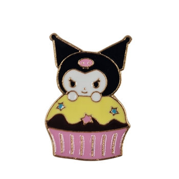 Talowa Przypinka Angry Kuromi w Babeczce Hello Kitty Pin - Inna marka