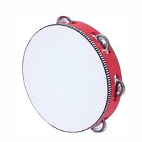 Tamburyno z Membraną - Średnie - 18cm - 6 Dzwonków - TH8-6 KERA AUDIO