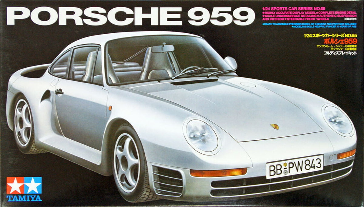 Zdjęcia - Model do sklejania (modelarstwo) TAMIYA 24065 1:24 Samochód Porsche 959 