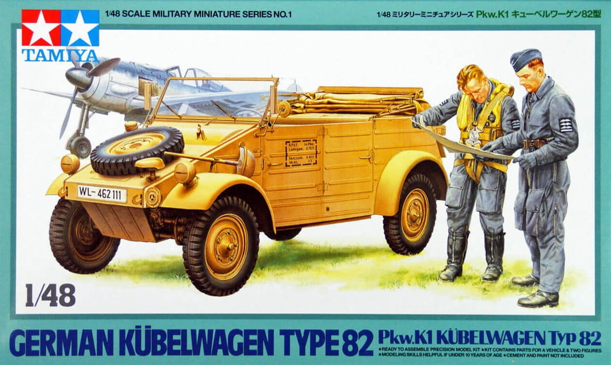 Zdjęcia - Model do sklejania (modelarstwo) TAMIYA 32501 1:48 German Vw Kubelwagen Type 82 