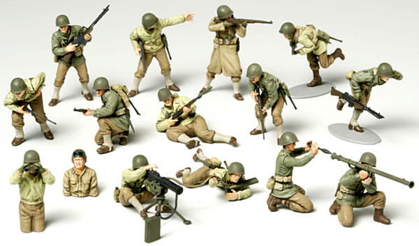 Zdjęcia - Model do sklejania (modelarstwo) TAMIYA 32513 1:48 Wwii Us Army Infantry Gi Set 