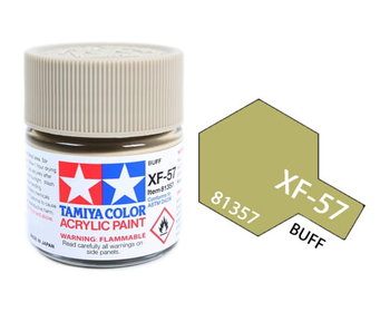 Tamiya Paint - XF-57 Tamiya Paint - XF-57 Buff Mini Acrylic Matte Finish 