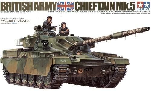 Tamiya, British Chieftain Mk 5 Tank, Model do sklejania, 14+