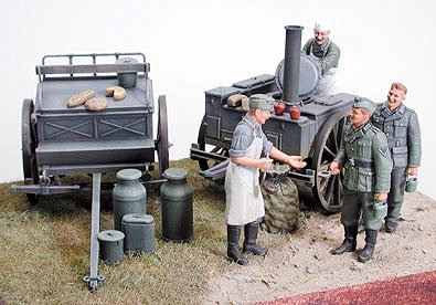 Tamiya, German Field Kitchen Scenery, Model do sklejania, 14+