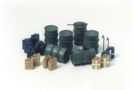 Tamiya, German Fuel Drum, Model do sklejania, 14+