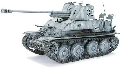 Tamiya, German Tank Destroyer Marder III, Model do sklejania, 14+