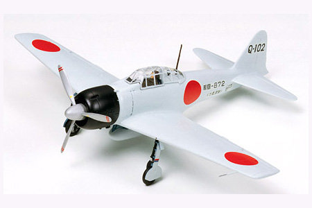 Tamiya, Mitsubishi A6M3 Zero Fighter, Model do sklejania, 14+