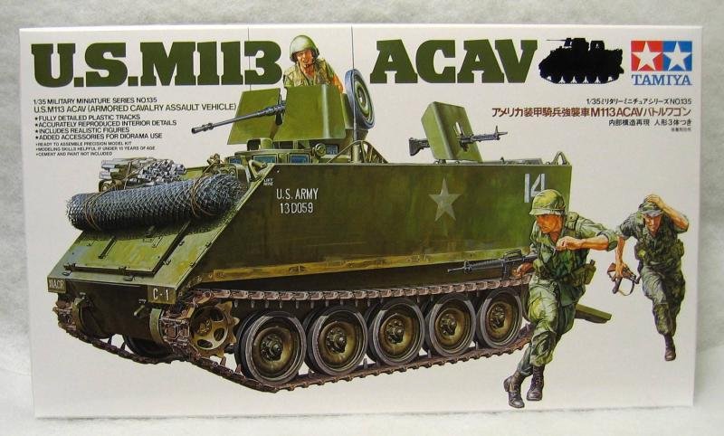 Tamiya, U.S. M113 ACAV, Model do sklejania, 14+