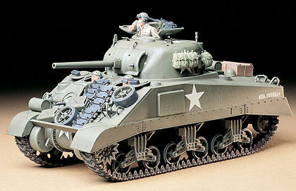 Tamiya, U.S. Medium Tank M4 Sherman Early Version, Model do sklejania, 14+