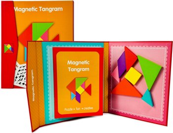 TANGRAM DREWNIANE KLOCKI Z MAGNESEM - Norimpex