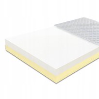 Tani dziecięcy materac 90x190 h1 pl dwustronny dwie twardości 20cm pianka