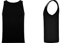 TANK TOP Koszulka Męska Sportowa Na Ramiączka Bawełna ROLY 6545 CZARNA XL ROLY