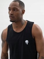 Tank Top Męski Bawełniany Czarny Koszulka Bezrękawnik Marvel Punisher L Marvel
