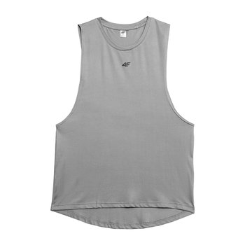 Tank top treningowy damski 4F szary 4FSS23TFTSF151-24S L - 4F