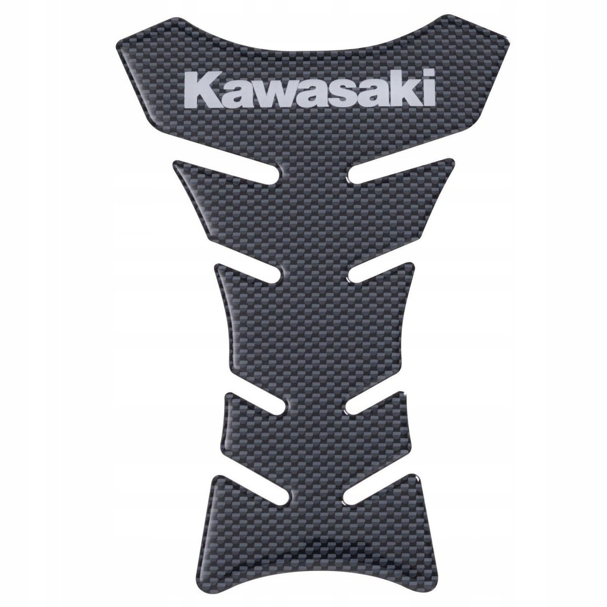 Tankpad Für Kawasaki Z750 - 3D Motorrad Tank Schutz 21x12cm Grau/Grün/Schwarz