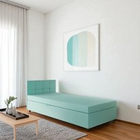 Tapczan jednoosobowy łóżko młodzieżowe kanapa pojemnik 80 cm