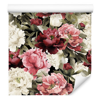 Tapeta do salonu róże kwiaty natura zieleń kolory - Muralo