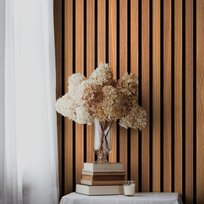 Tapeta Lamele Drewno Imitacja Deski 3D Do Salonu Muralo