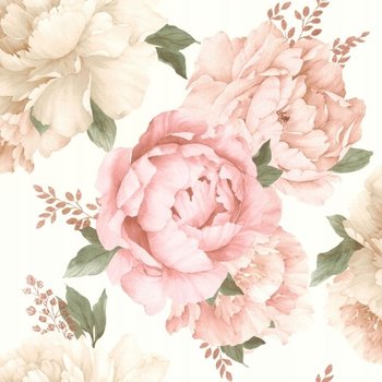 Tapeta papierowa ścienna różowa kwiaty - Inny producent