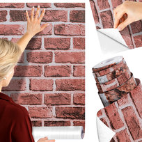 Tapeta Samoprzylepna Ścienna w Rolce Efekt 3d 10m