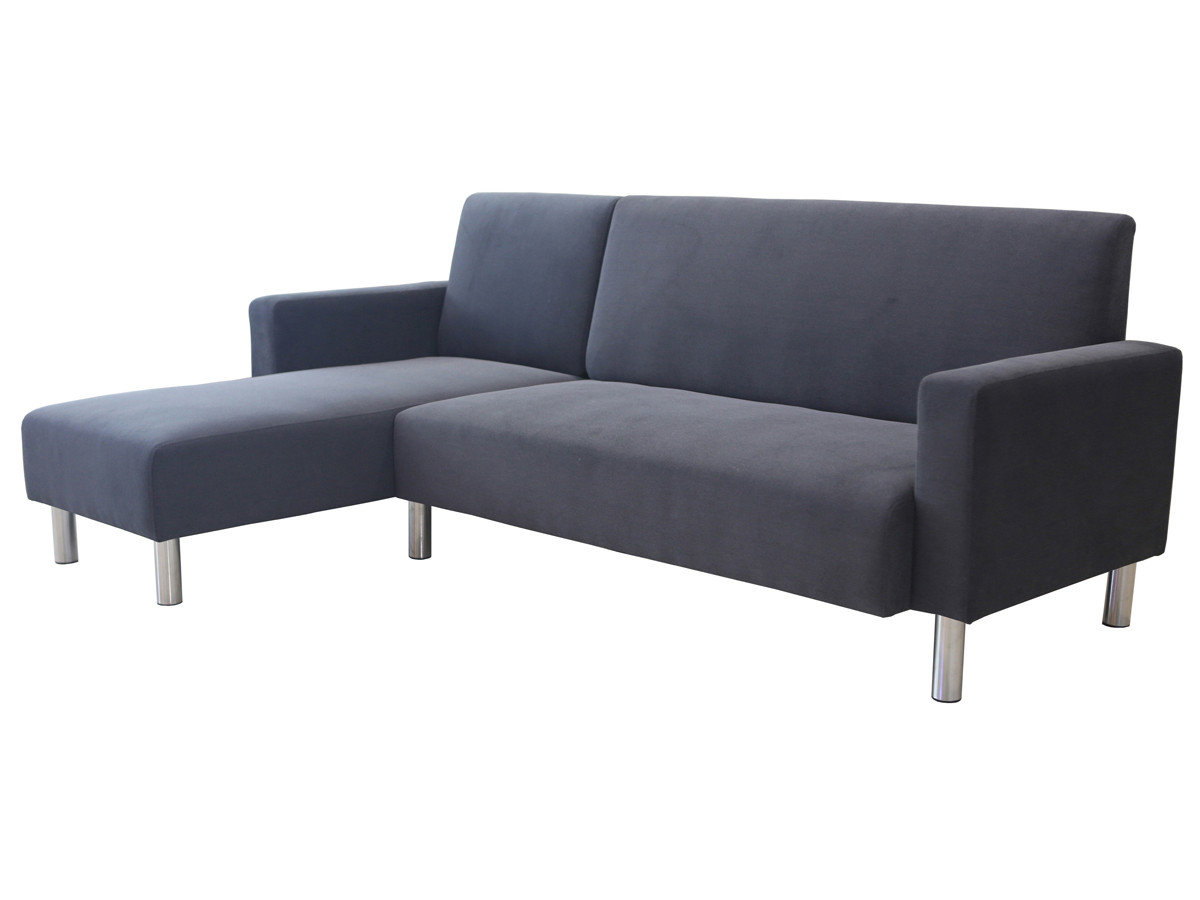 Tapicerowana sofa narożnikowa odwracana 'Rio' - 4 miejsca - Szary