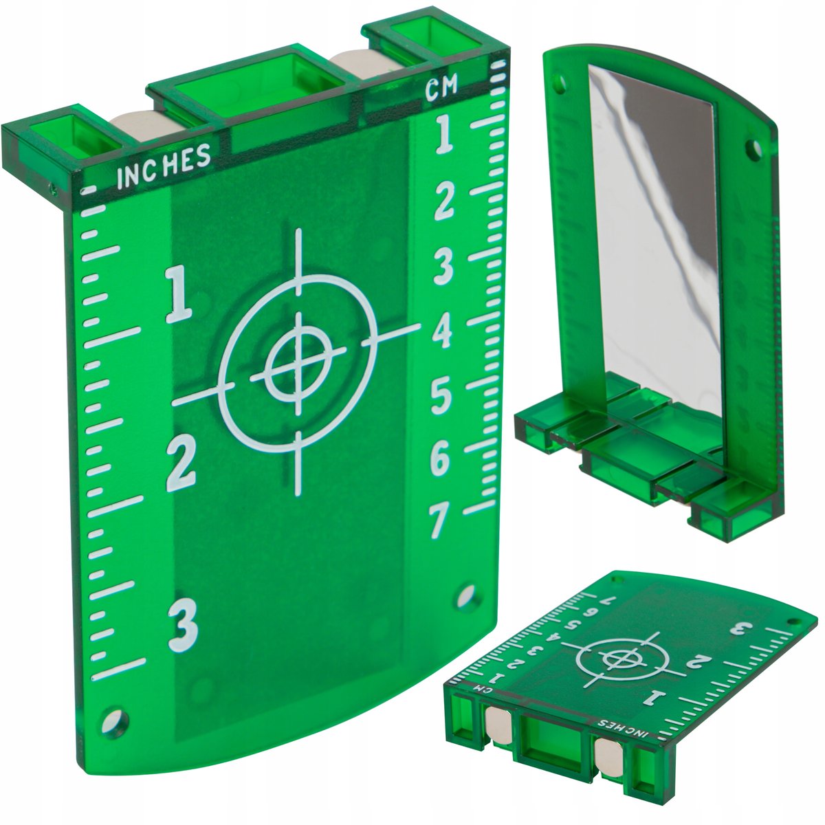 TARCZA CELOWNICZA DO LASERA KRZYŻOWEGO ZIELONA PŁYTKA POZIOMICY MAGNETYCZNA