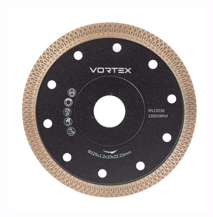 Tarcza diamentowa 125 mm do cięcia gresu VORTEX