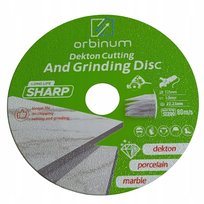 Tarcza diamentowa 125mm do cięcia i szlifowania DEKTON marmuru Porcelany