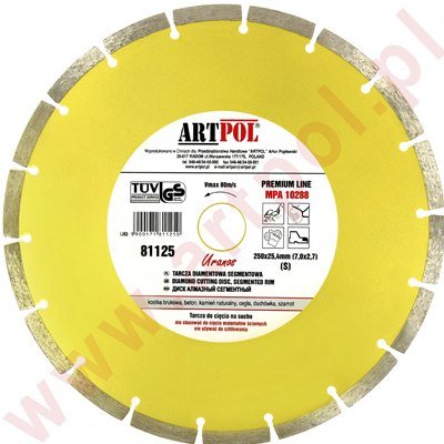 Tarcza diamentowa ARTPOL, 230x22,2 mm /AR AR81123