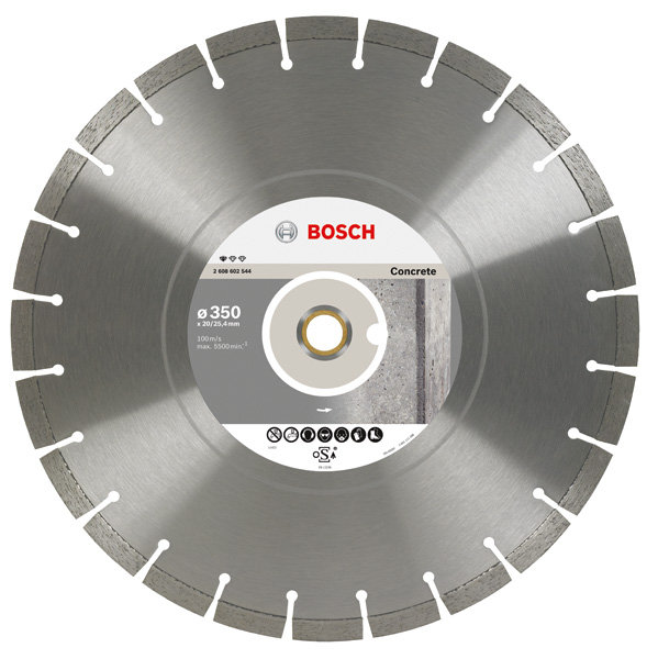 Фото - Круг відрізний Bosch Tarcza diamentowa  2608602544, 350x25.4 mm 
