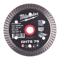 TARCZA DIAMENTOWA DHTS 76x10mm CERAMIKA MILWAUKEE 1szt