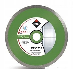 Tarcza diamentowa do ceramiki RUBI Superpro, CEV 250 RUBI30949