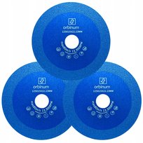 TARCZA DIAMENTOWA DO CIĘCIA SZKŁA 125 ZESTAW 3szt