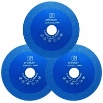 Tarcza Diamentowa Do Cięcia Szkła Glazury Płytek Terakoty 125 Zestaw 3szt