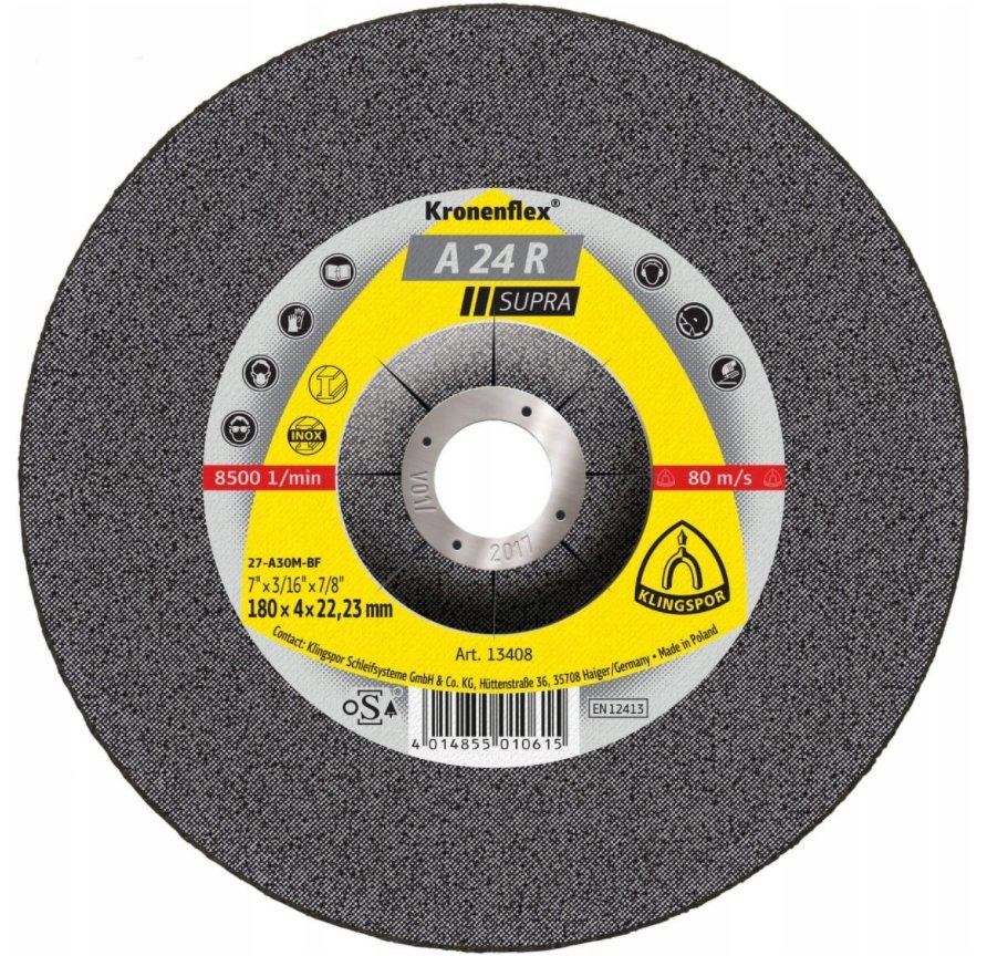 Tarcza do cięcia metalu KLINGSPOR Supra A24R, 350x3,5x32 mm K13536