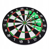 Tarcza do Darta 38 cm | Rzutki Lotki - Zestaw 6 szt. DART GAME
