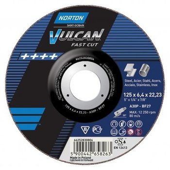 TARCZA FLEX 27 230x6,4x22,2 A 30 S VULCAN NORTON - Norton