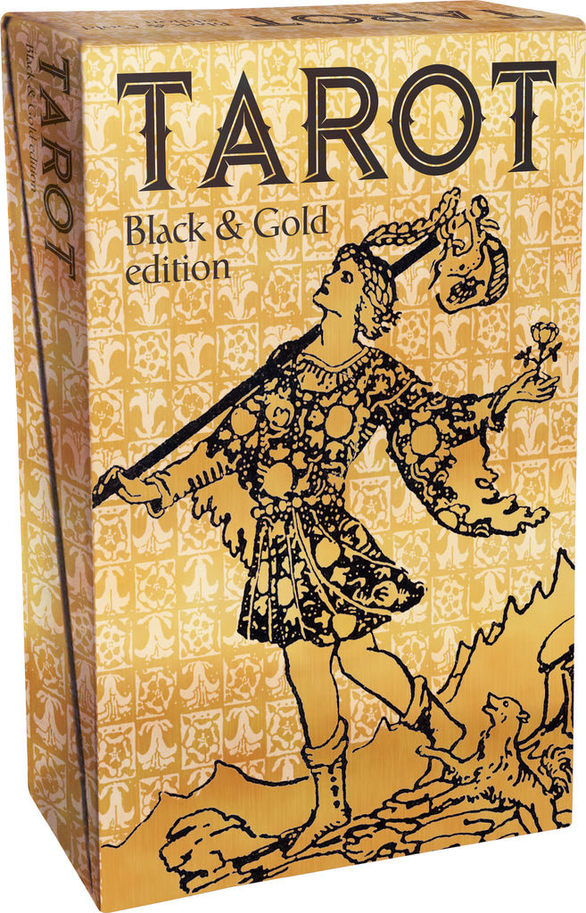 Zdjęcia - Gra planszowa Tarot Black & Gold Edition  - Karty Tarota, Lo Scarabeo (Gold Foil)