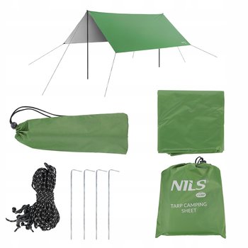 Tarp Płachta Biwakowa Wodoodporna Turystyczna 3x3 m Przeciwsłoneczna NILS - Nils Camp