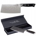 Tasak Ze Stali Damasceńskiej Nóż Do Mięsa Cleaver Kohersen Elegance&nbsp;-&nbsp;KOHERSEN
