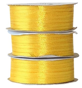 Tasiemka Satynowa 50 Mm Żółta 8012 (32Mb)
